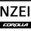 Corolla-logo-kennzeichenhalter