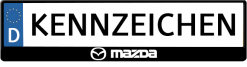 Mazda-3D-kennzeichenhalter